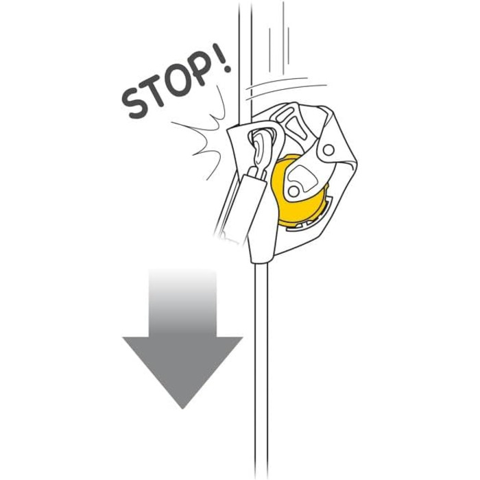 Самозгортаючийся рятувальний трос Petzl J08434 ASAP без карабіна