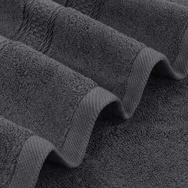 Набір рушників з 4-х рушників преміум-класу 100 бавовняні рушники кільцевого прядіння 69 х 137 см, дуже поглинаючі, м'які на дотик