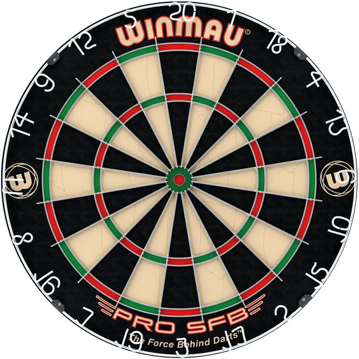 Подарунковий набір мішені для дартсу Winmau Man Cave з мішенню для дартсу, шафою для дартсу, дротиками та лінією для кидка