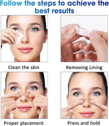 Пластирі для носа від хропіння, 120 шт. , Пластирі для носа для кращого дихання, Смужки для носа для сну проти хропіння, Краще дихання при закладеному носі, Смужки для носа жовті