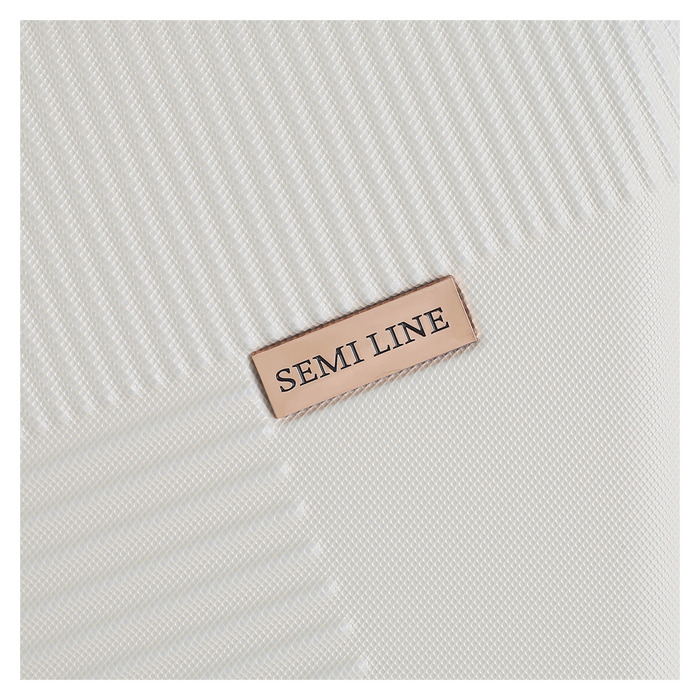 Валіза Semi Line 20' (S) Ecru (T5757-2)