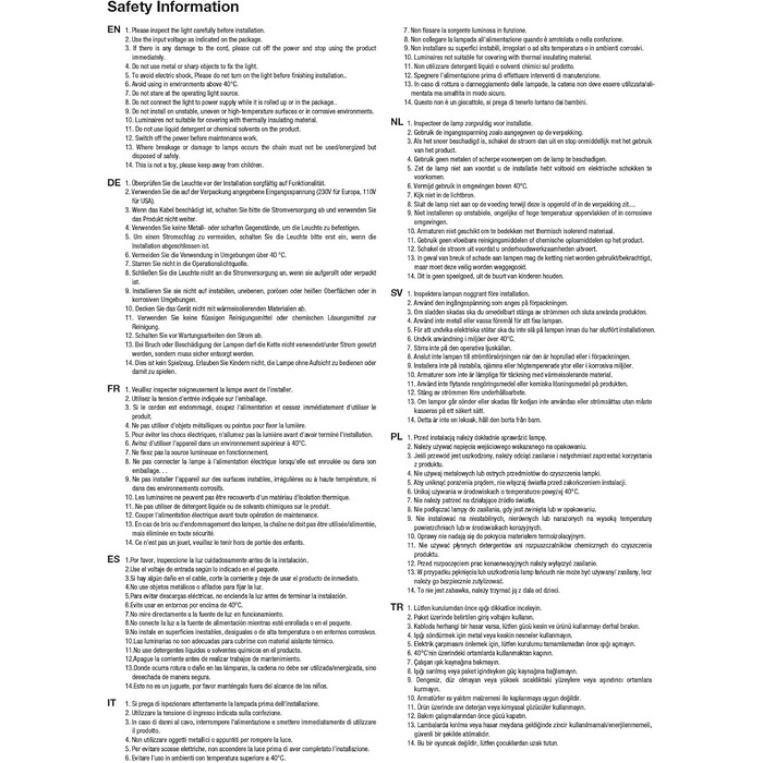Світлодіодна гірлянда Lepro 100 різнокольорова 13M, зовнішнє освітлення для вечірок з вилкою, 8 режимів і функція позначки, ідеаль