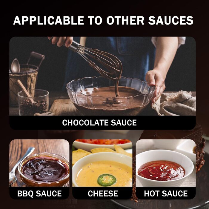 Х ярусний шоколадний фонтан Huanyu, великі набори фондю для шоколаду, електрична машина для шоколадного фонтану, набір шоколадного фондю для вечірки, весілля та дня народження, 4-