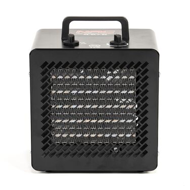 Електричний керамічний вентилятор-обігрівач NAC 3000 Вт - радіаційний обігрівач з термостатом, електричний обігрівач - обігрівач з 3 режимами нагріву, електричний обігрівач для гаража, майстерні, будівельного майданчика - будівельний обігрівач/осушувач по