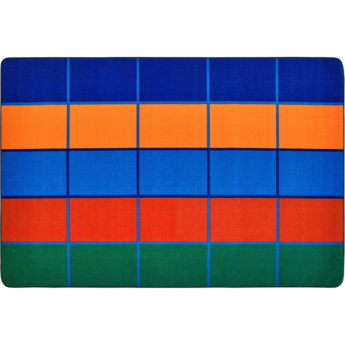 Килимки для дітей 72,91 вартість кольорових блоків квадратний дитячий килимок розмір 6 x 9 6 x 9', 6 x 9', різнокольоровий
