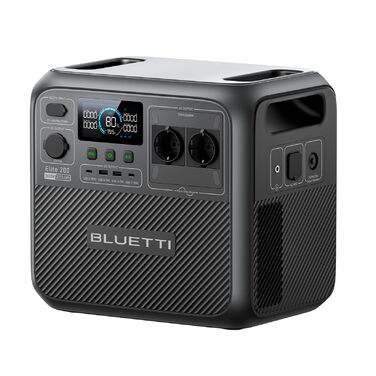 Портативна електростанція BLUETTI Elite 200 V2, сонячний генератор потужністю 2073,6 Втгод з 2 виходами змінного струму по 2600 Вт (підйомна потужність 3900 Вт), термін служби 17 років, резервне живлення від LiFePO4 для домашнього використання, екстрених 