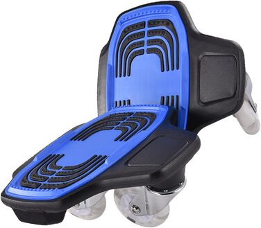 Розділений скейтборд, портативна дека для роликових ковзанів, пластини для дрифту, колеса з поліуретану з високим відскоком, скейтборд для початківців, стійкі ковзани для підлітків та дорослих, 31 дюйм, синій