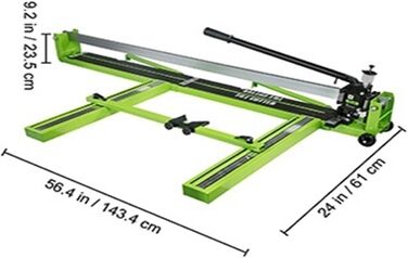 Ручний плиткоріз WLLKIY Ручний плиткоріз, інфрачервоний лазерний позиціонуючий підлоговий плиткоріз, штовхаючий ніж Ручний інструмент для різання порцеляни та кераміки (47 дюймів (1200 мм)) 47 дюймів (1200 мм )