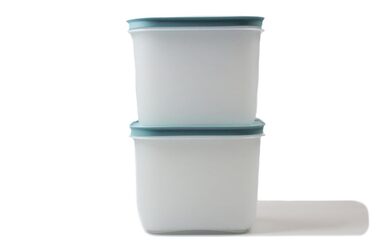 Контейнер для морозильної камери TUPPERWARE 1,1 л (2) біло-блакитний, високий рівень крижаного кристала, крижаний кристал P 21652