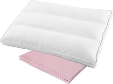 Подушка для немовлят Aisawate з наволочкою - 33x48 см М'яка дитяча подушка з органічної бавовни для сну - Подушка для немовлят, що