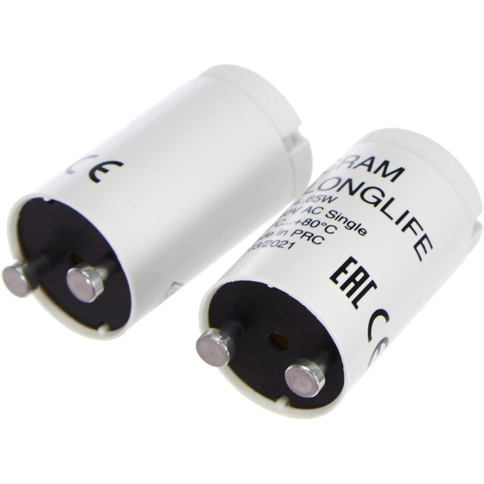 Для індивідуального перемикання люмінесцентних ламп, 2 шт., сірий, 111 Longlife