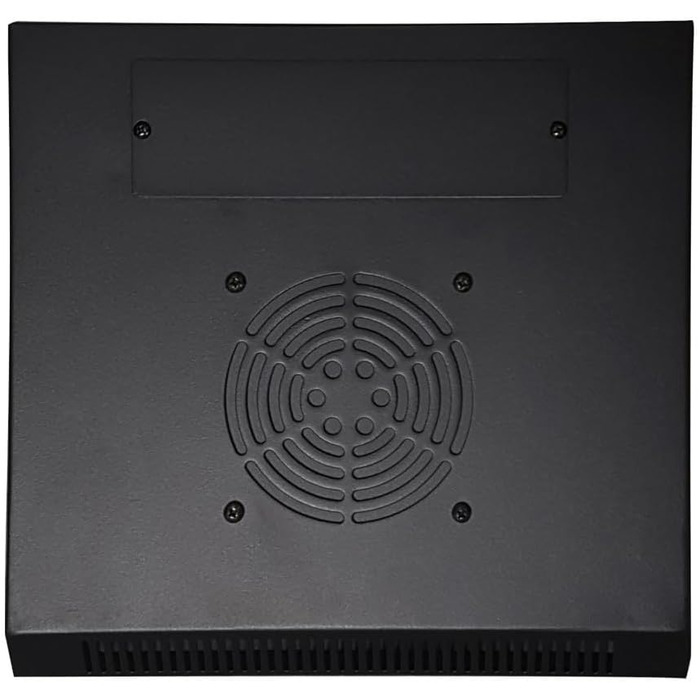 Дюймова серверна стійка - зі скляними дверима (ШxГxВ) 312x310x618 мм - Чорна - для домашнього та офісного використання 12U Чорний, 12U - 10-