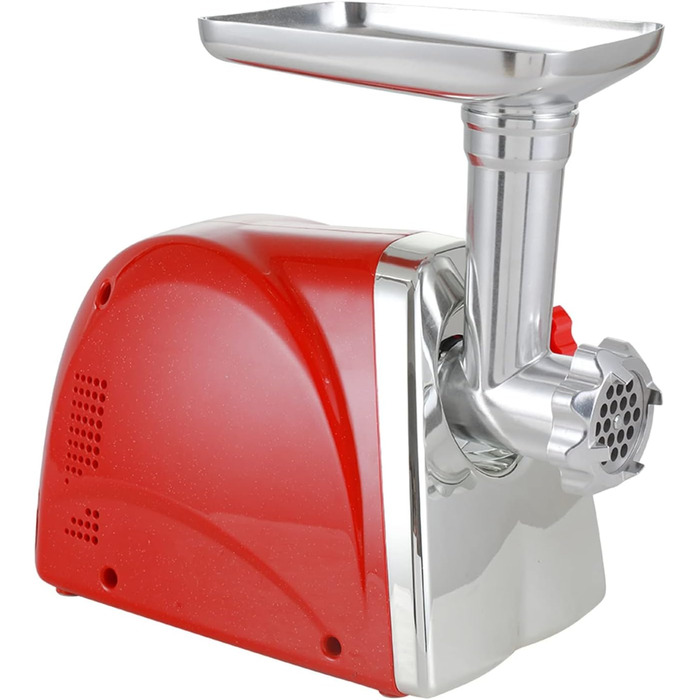 М'ясорубка електрична Червона 2800 Вт Електрична м'ясорубка М'ясорубка з нержавіючої сталі М'ясний фарш Ковбасна машина М'ясорубка