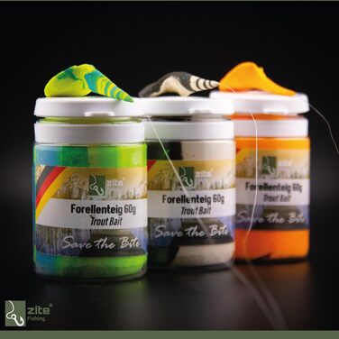 Тісто для форелі Zite Fishing зі смаком часнику 60 г Ефективна плаваюча наживка для форелі Наживка для форелі яскравих неонових кольорів з блискітками, набір із 5 міксів для тіста для форелі