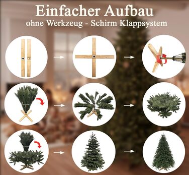 Високоякісна штучна ялинка 180 см Cox Swain