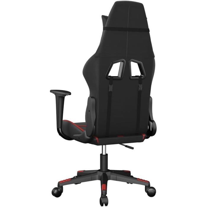 Ігрове крісло INLIFE чорно-червоне зі штучної шкіри, Меблі, Крісла, Ігрові крісла, Червоні, 14,9 кг, 3143666