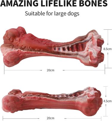 Для великих порід, Aggressive Chewing, Tough Dental Toys для чищення зубів домашніх тварин, Інтерактивні іграшки для собак з натурального каучуку, проти