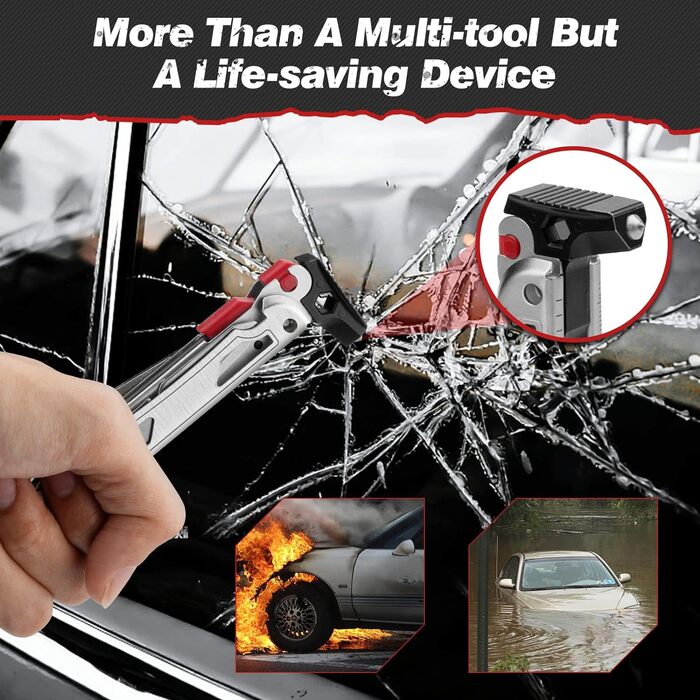 Багатофункціональні плоскогубці BIBURY з кременем та розбивачем скла, складні мультиінструменти для чоловіків ідеальний подарунок,