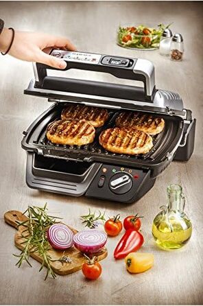 Електричний гриль Tefal SuperGrill 2000 Вт Електричний гриль алюмінієвий 320 x 240 мм