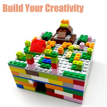 Конструктор HUIZDQ Будівельні блоки та базові пластини, 1003 деталі