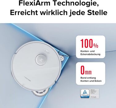 Робот-пилосос roborock Qrevo Curv з функцією миття підлоги та підйомною шваброю, подвійна система проти сплутування, шасі AdaptiLi