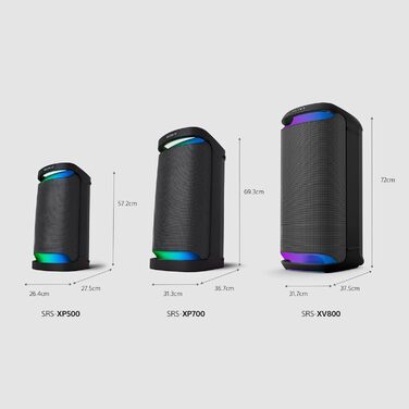 Колонка для вечірок, потужний звук на 360, портативна, 5 фронтальних/2 тилових динаміка, МЕГА-баси, 25 годин автономної роботи, св