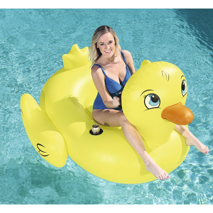 Іграшка для плавання Bestway Duck Ride on, 188 x 127 см