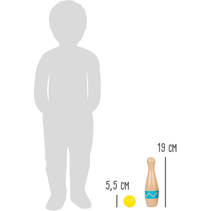 Активний тренажер Кегельшпіл для маленьких ніг, дитяча гра для приміщень та вулиці, від 3 років, 11912