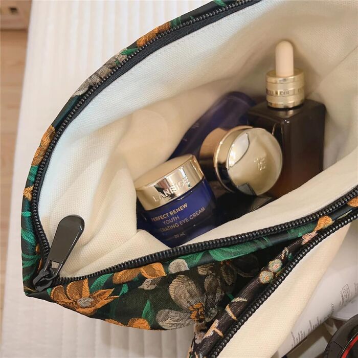 Дорожня косметичка жіноча невелика туалетна сумка макіяж органайзер, портативна сумка для прання макіяж органайзер для сумочки, ба