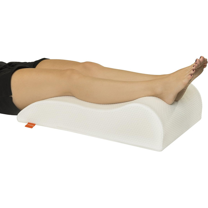 Подушка для підняття ніг sleepling, подушка для ніг, позиціонуюча подушка для дорослих, подушка для колін 40 x 68 x 16,5 см, 100 поліестер, можна прати при 60 градусах, стандарт Oeko-Tex 100, зроблено в ЄС 40 x 68 x 16,5 см поліестер