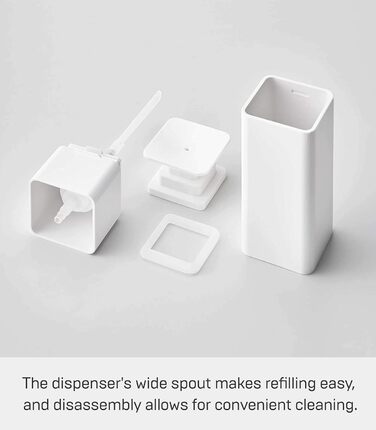 Дозатор для мила YAMAZAKI Tower 5213, білий, 250 мл