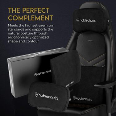 Комплект подушок з піни з ефектом пам&39яті noblechairs, подушки з піни з ефектом пам&39яті для ігрових крісел, ідеальна підтримка шиї, ергономічна подушка для офісного крісла