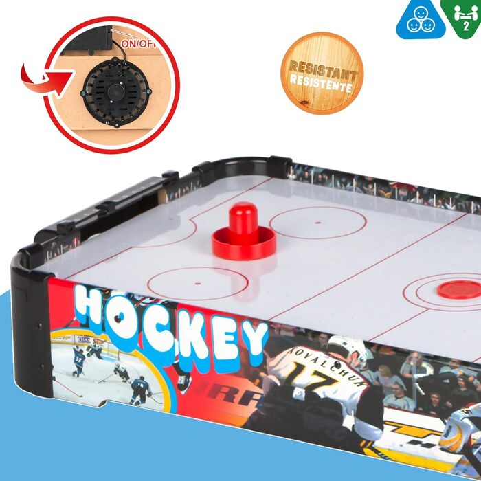 Настільний аерохокей Color Baby Air Hockey Tisch Pro Championship – 74×36 см