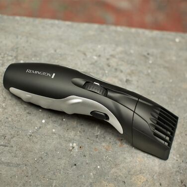Тример для бороди Remington для чоловіків самозаточувальний. Керамічні леза/0,4-18 мм Набір тримера для бороди (колесо регулювання з 9 налаштуваннями довжини від 1,5 мм, робота від мережі/акумулятора, світлодіодний індикатор заряджання, тример для довгого