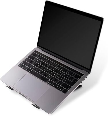 Стійка для ноутбука Hama 15.6 Ергономічна, складна з регулюванням кута нахилу, стабільна та нековзка, ідеальна для офісу