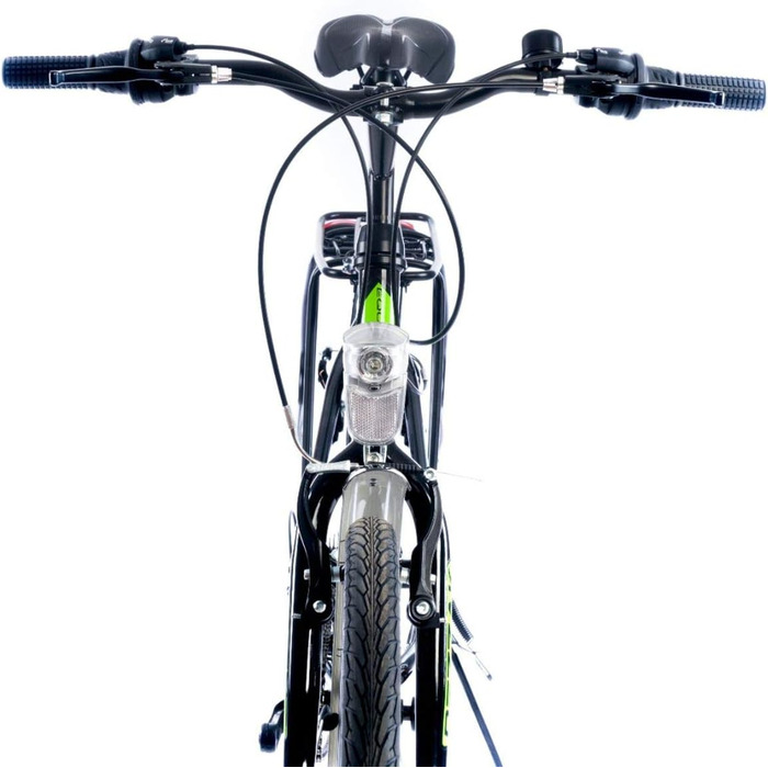 Дюймовий міський велосипед, велосипед для хлопчиків, дитячий велосипед, міський велосипед, 21 передача, чорний/зелений, НОВИНКА-047, 24-