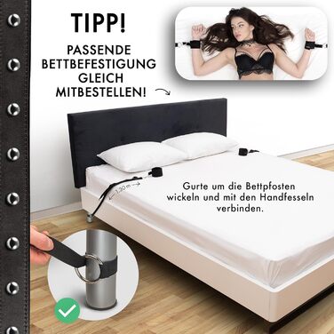 БДСМ-наручники Liebesfreunde для чуттєвих сексуальних ігор - секс-іграшка для пар, еротичний набір секс-іграшок, надзвичайно м&39який