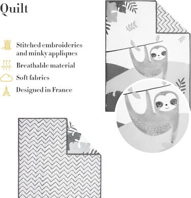 Комплект постільної білизни MY LITTLE ZONE для дитячого ліжечка, нейтральний, лісовий декор дитячої кімнати, комплект постільної б