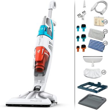 Паровий пилосос RY8544 Пилосос і швабра одночасно Знімна насадка з багатьма насадками 1700 Вт Білий