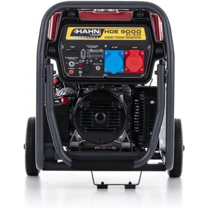 Дизельний генератор HDE 9000 EA-EA3 1/3-6 кВт Потужний та ефективний дизельний генератор для приватного та професійного використання, 97 дБ/А