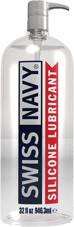 Лубрикант Swiss Navy на силіконовій основі – 946 мл + пляшка 59 мл для дозаправки