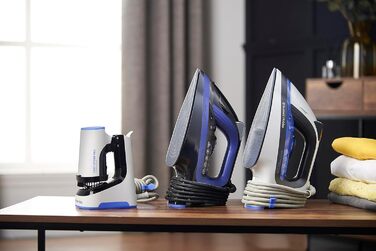 Паровий випрямляч Russell Hobbs складаний, компактне зберігання кабелю Steam & Fold (1500 Вт, швидке нагрівання, вкл. насадку для