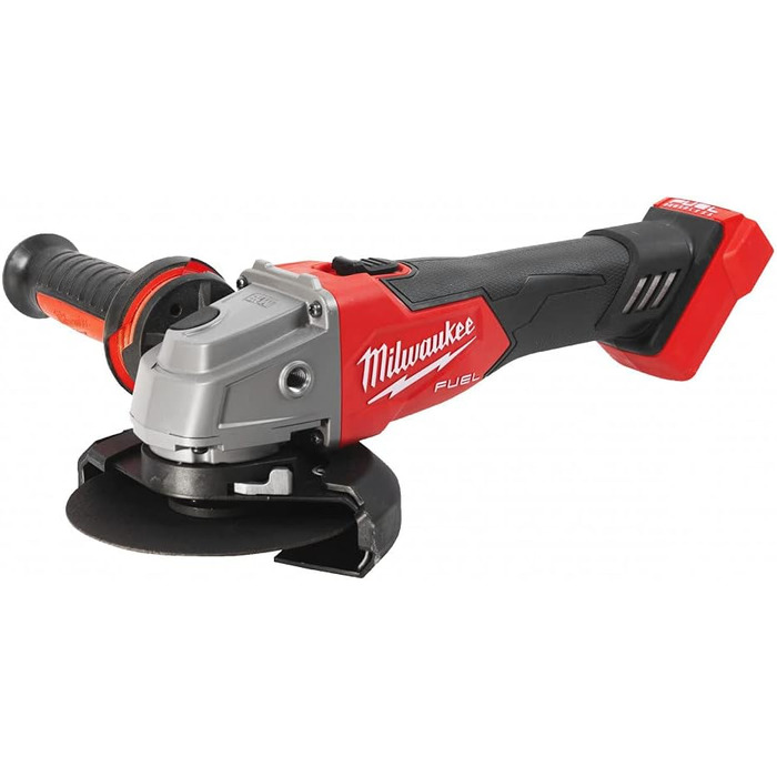 Кутова шліфувальна машина Milwaukee M18 FSAG125X-0 NEW 2021, червона,чорна,срібляста одинарна