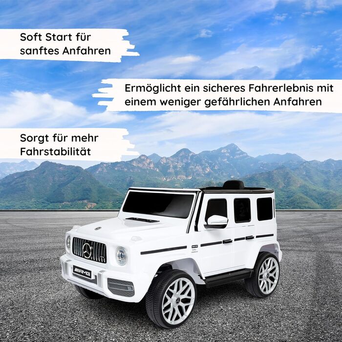 Електромобіль для дітей Офіційний з ліцензією 12 вольтовий акумулятор з пультом дистанційного керування 2.4 ГГц двері з MP3, 63 Sp