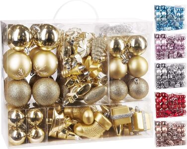 Набір різдвяних кульок 77 шт BRUBAKER