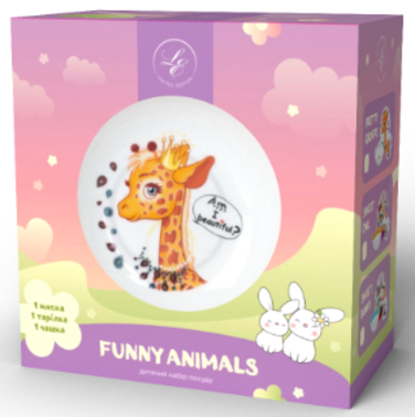 Дитячий набір LIMITED EDITION PRETTY GIRAFFE, 3 предмета (6307119)
