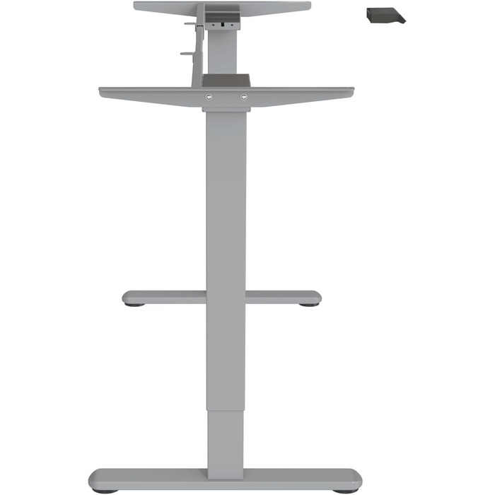 Каркас електричного столу SVITA DOBON для стільниці, регульовані по висоті ніжки, функція пам&39яті, подвійний двигун, металевий, сірий