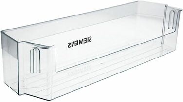 Полиця для пляшок LUTH Premium Profi, сумісна з Siemens 11009682, 460x100 мм для дверцят холодильника
