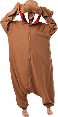 Кігурумі Морж, синтетичний матеріал, коричневий XL