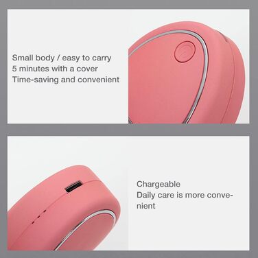 Масажер для очей, мікрострумовий масажер для обличчя масажер для обличчя, підтяжка обличчя для догляду за сухими очима Bexdug Pink